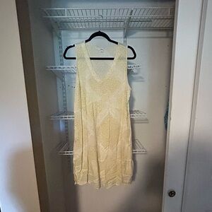 Sonoma Yellow Patterned Sundress